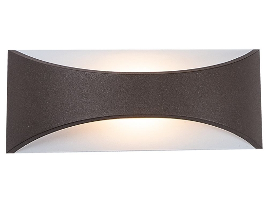 Φωτιστικό Τοίχου - Απλίκα E266 Led 3000K 12W Dark Brown