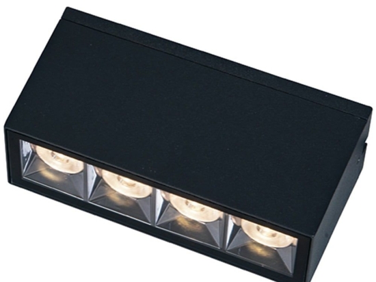 Φωτιστικό Τοίχου - Απλίκα E250-12D Led 3000K 4x2,5W 12° Dark Grey