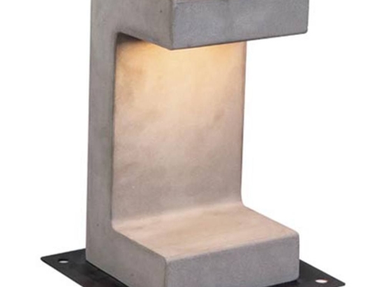 Φωτιστικό Δαπέδου E191 15x16x30cm Led 3000K 8W Natural Concrete