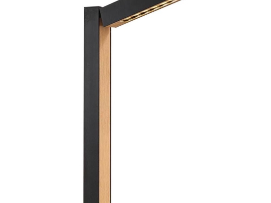 Φωτιστικό Δαπέδου E221 Led 3000K 6W Sandy Black - Wood