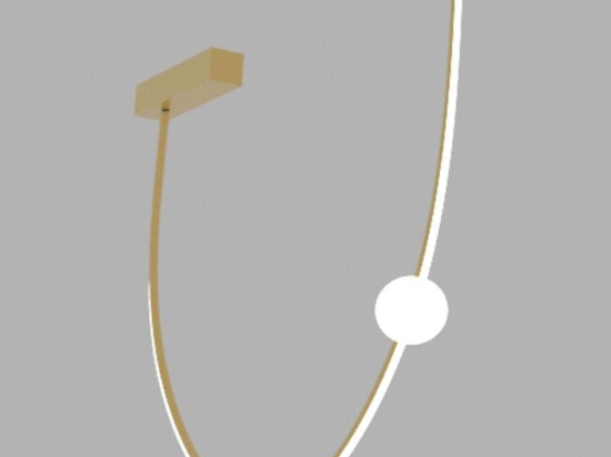 Φωτιστικό Οροφής 22250 100x10x82,5cm Dim Led 1410Lm 18W 3000K Gold