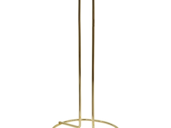 Χαρτοθήκη-βάση Peony pakoworld χρυσό gloss Φ15x31.5εκ