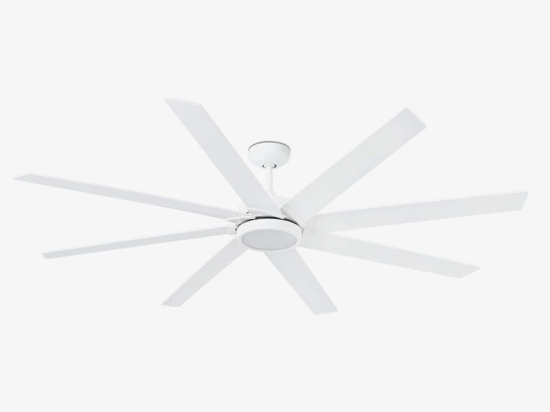 Ανεμιστήρας Οροφής Century 33553WPA Smart Fan Με Φως Led 15W 3000K Και Τηλεχειριστήριο D165cm White Faro Barcelona
