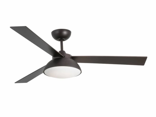 Ανεμιστήρας Οροφής Rodas 33523 Με Φως Led 20W 3000K Τηλεχειριστήριο Και Έλικες Διπλής Όψης D132cm Dark Brown Faro Barcelona
