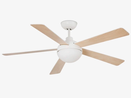 Ανεμιστήρας Οροφής Izaro 33514 Με Φως Led 15W 3000K Και Τηλεχειριστήριο D132cm White Faro Barcelona