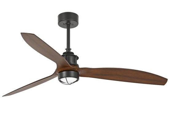 Ανεμιστήρας Οροφής Justfan 33395-10 Με Φως Led 16W 3000K Και Τηλεχειριστήριο D128cm Black-Walnut Faro Barcelona