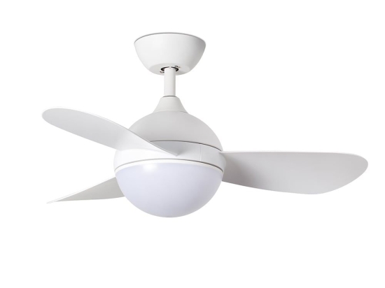 Ανεμιστήρας Οροφής Hvar 34300 Με Φως Led 3000 - 4500 - 6500K Και Τηλεχειριστήριο D97cm White Faro Barcelona
