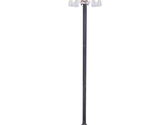 Φωτιστικό Δαπέδου Cate 7264230213 IP44 3xE27 190x43x43cm Matt Rust Lutec