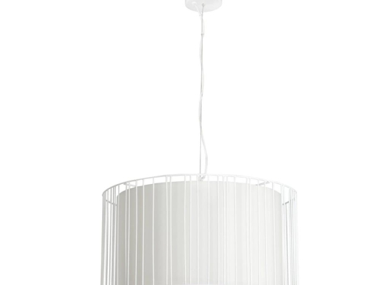 Φωτιστικό Οροφής Κρεμαστό Linda 29309 1xE27 15W White Faro Barcelona