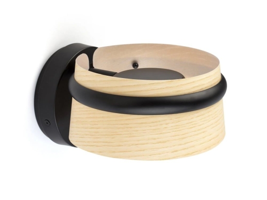 Φωτιστικό Τοίχου - Απλίκα Loop 29395 Dimmable LED 6W 2700K 500Lm Black-Ash Tree Faro Barcelona