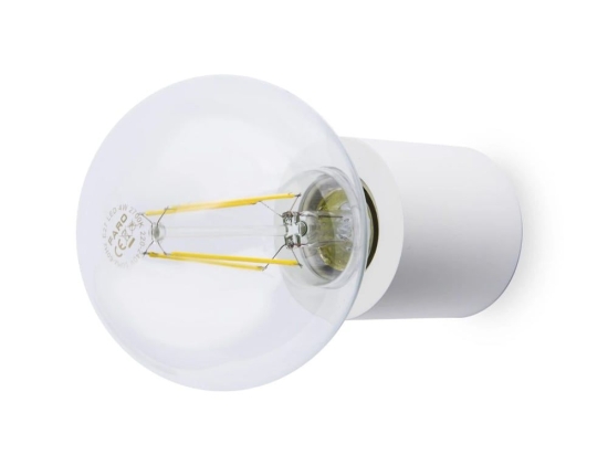 Φωτιστικό Τοίχου - Οροφής Ten 62150 E27 max 15W Matt White Faro Barcelona