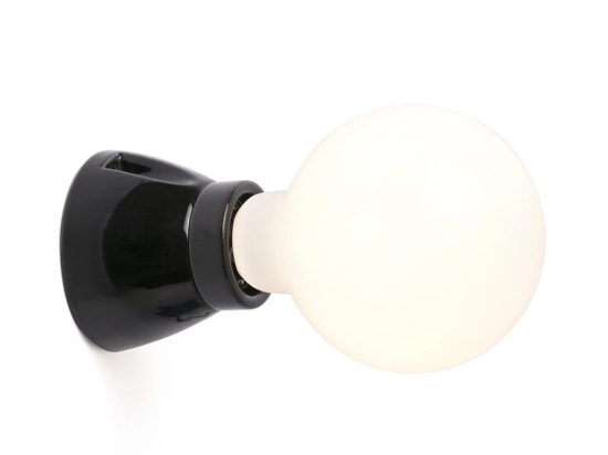 Φωτιστικό Τοίχου Kera 62301 E27 max 15W Black Faro Barcelona