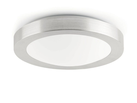 Φωτιστικό Οροφής - Πλαφονιέρα Logos-2 62981 2xE27 20W Grey Faro Barcelona