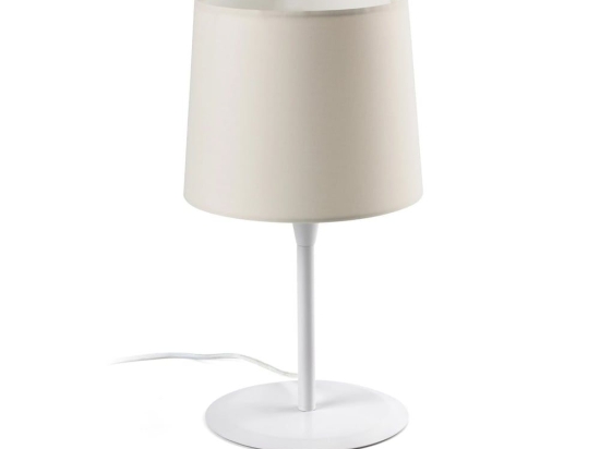 Επιτραπέζιο Φωτιστικό Conga 64310-05 E27 max 15W White-Beige Faro Barcelona
