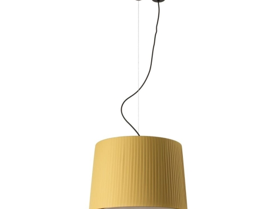 Φωτιστικό Οροφής Κρεμαστό Samba 64314-45 E27 max 15W Black-Yellow Faro Barcelona