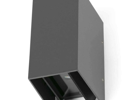 Φωτιστικό Τοίχου-Απλίκα Blind 70634 7,4x10,5x16,5cm 2xLed 180lm 6W 3000K Dark Grey Faro Barcelona