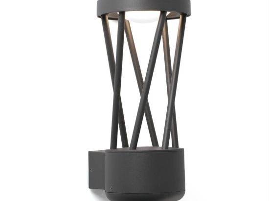 Φωτιστικό Τοίχου Twist 71285 LED 10W 3000K 500Lm Dark Grey Faro Barcelona