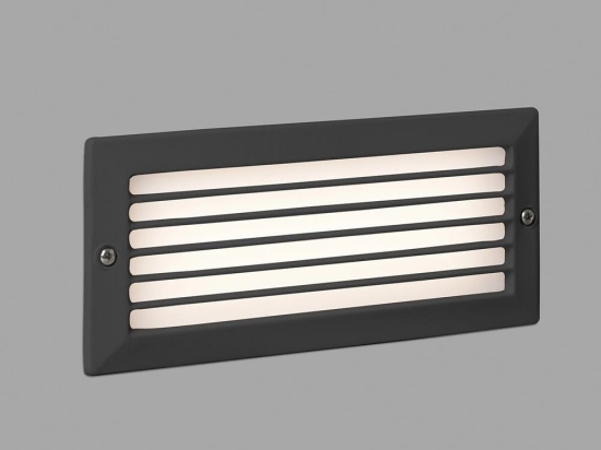 Φωτιστικό Τοίχου Χωνευτό Stripe-1 72095 LED 5W 3000K 70Lm Dark Grey Faro Barcelona