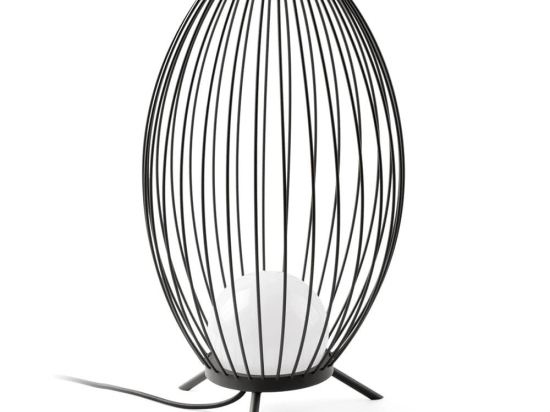 Φωτιστικό Δαπέδου Φορητό Cage 75608 LED 12W 2700K 990Lm Dark Grey Faro Barcelona