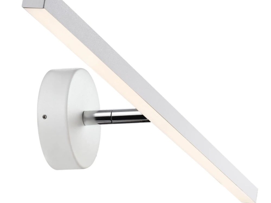Φωτιστικό Μπάνιου - Τοίχου S13 60 83071001 Led 3000K 443lm IP44 60,3x11,8cm White Nordlux Μέταλλο,Πλαστικό