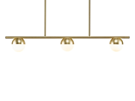 Φωτιστικό Οροφής - Ράγα Contina 3 2010953035 G9 5W 90x41,3cm Brass Nordlux