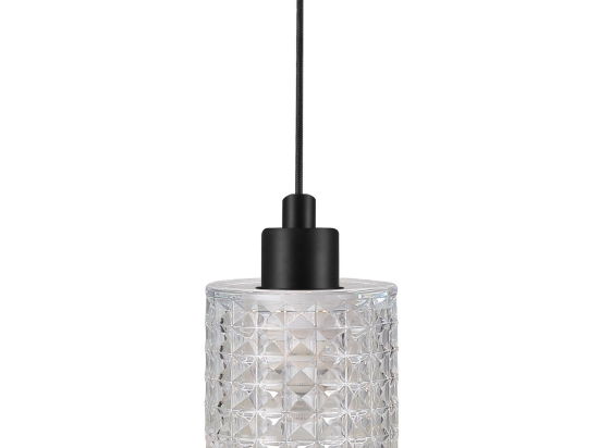 Φωτιστικό Οροφής Κρεμαστό Hollywood 46483000 E27 60W 10,8x17,7cm Transparent Nordlux