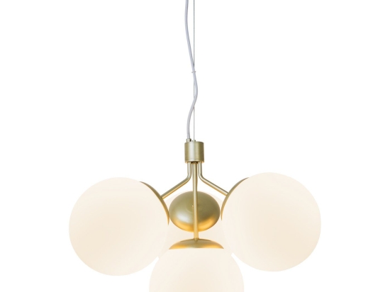 Φωτιστικό Οροφής Κρεμαστό Ivona 4 2112153035 E27 28W 54,2x41,5x200cm Brass Nordlux
