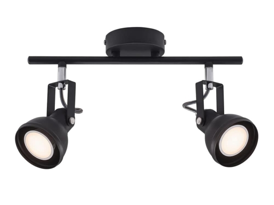 Φωτιστικό Οροφής - Spot Aslak 2 45730103 GU10 35W 32x20cm Black Nordlux