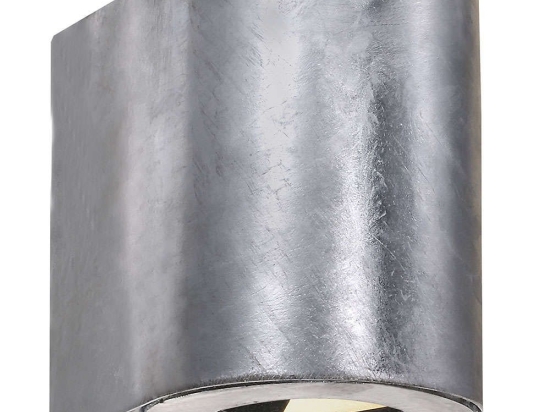Φωτιστικό Τοίχου Canto 2 49701031 10x8,7x10,4cm Led 500Lm 2x6W 2700K IP44 Steel Nordlux Μέταλλο