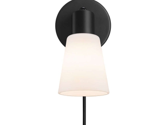 Φωτιστικό Τοίχου Cole 2112991003 19x15,3cm 1xE14 40W Black Nordlux Μέταλλο,Γυαλί