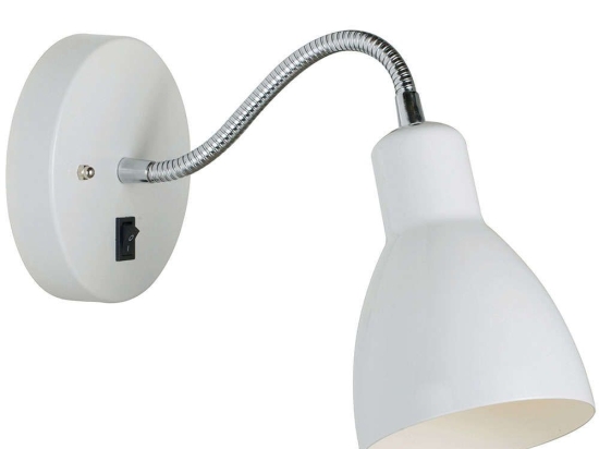 Φωτιστικό Τοίχου Cyclone Flex 72991001 37x37cm 1xE14 15W White Nordlux Μέταλλο