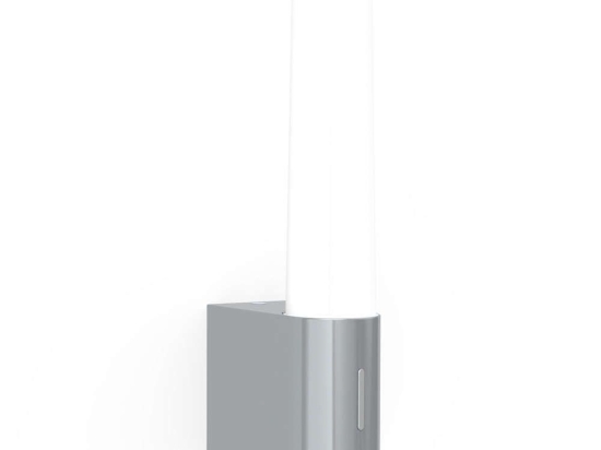 Φωτιστικό Τοίχου Helva Night 2015301033 5,7x26,9cm Dimmable Led 600Lm 6,8W 3000K IP44 Chrome Nordlux Πλαστικό