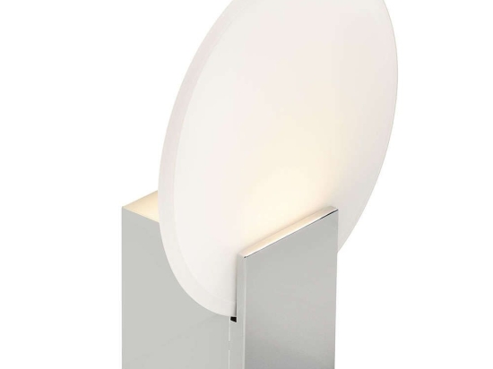 Φωτιστικό Τοίχου Hester 2015391033 9,3x25,5cm Dimmable Led 900Lm 9,5W 3000K IP44 Chrome Nordlux Πλαστικό, Γυαλί