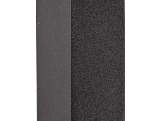Φωτιστικό Τοίχου Norma 77611010 11x7,5x17cm Led 2x409Lm 3W 3000K IP54 Grey Nordlux Αλουμίνιο,Γυαλί