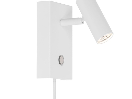 Φωτιστικό Τοίχου Omari 2112231001 12x12 Dimmable Led 360Lm 3,2W 2700K White Nordlux Μέταλλο
