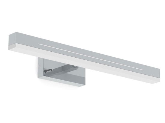 Φωτιστικό Τοίχου Otis 40 2015401033 7,5x40cm Dimmable Led 1300Lm 14W 3000K IP44 Chrome Nordlux Αλουμίνιο, Πλαστικό
