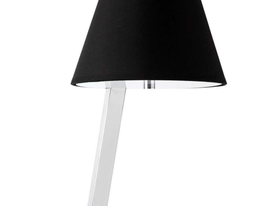 Φωτιστικό Επιτραπέζιο Moma 68501 Φ23x30x44cm 1xE27 15W Chrome-Black Faro Barcelona