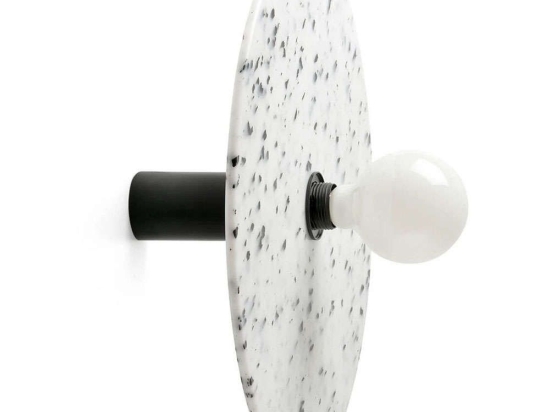 Φωτιστικό Τοίχου Confetti 62174-51 Φ45x14cm 1xE27 15W Black-White Faro Barcelona