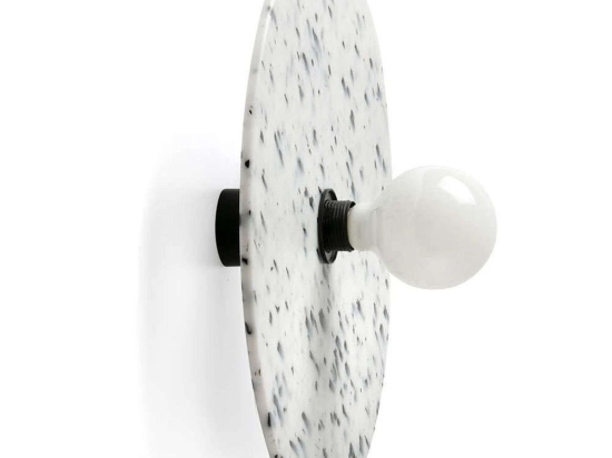 Φωτιστικό Τοίχου Confetti 62173-51 Φ45x7cm 1xE27 15W Black-White Faro Barcelona