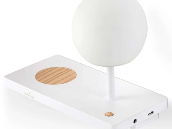 Φωτιστικό Τοίχου Με Φορτιστή Niko R 01026A 30x14,5x22cm Dim Led 7W White-Natural Faro Barcelona