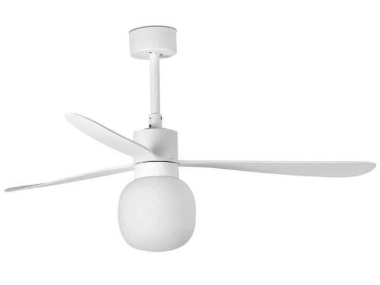 Ανεμιστήρας Οροφής Amelia 33760-25 Με Φως Dim Led 20W 2700K Και Τηλεχειριστήριο Φ132cm White Faro Barcelona