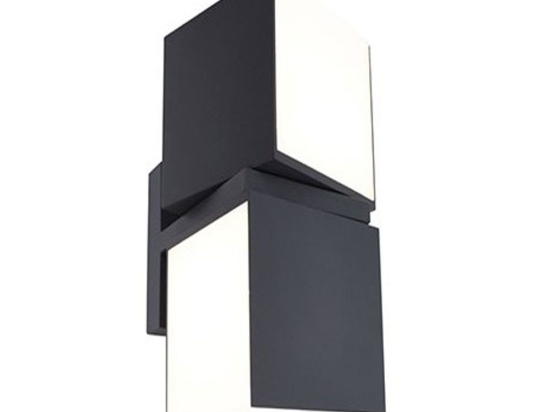 Φωτιστικό Τοίχου Cuba 5193808118 10x14,7x21,3cm 4000K 1000Lm Dark Grey Lutec