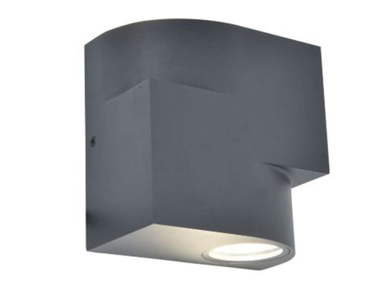 Φωτιστικό Τοίχου Up & Down Marbo 5288001118 14x8cm GU10 LED 2x15W Dark Grey Lutec