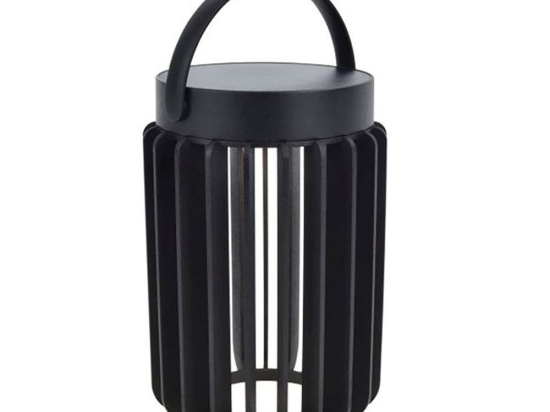 Επιτραπέζιο Φωτιστικό Ηλιακό Kozy 6933701330 13,7x18,6cm 4000K 300Lm Black Lutec