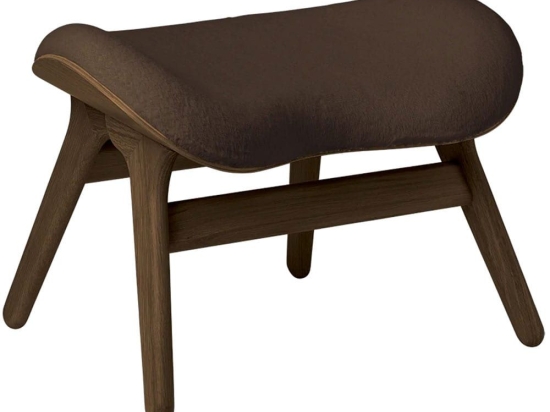 Σκαμπό Ottoman Teddy Bear 5873C5573-7 63x50x43cm Dark Oak-Brown Umage