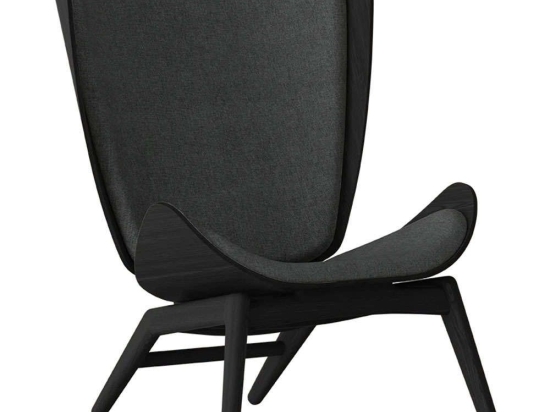 Πολυθρόνα The Reader Horizons S 5103C702-04 78x91x105cm Black Oak-Dark Grey Umage