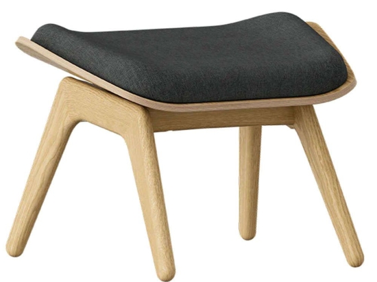Σκαμπό The Reader Ottoman 5583NC705-04 60x46x42cm Oak-Dark Grey Umage