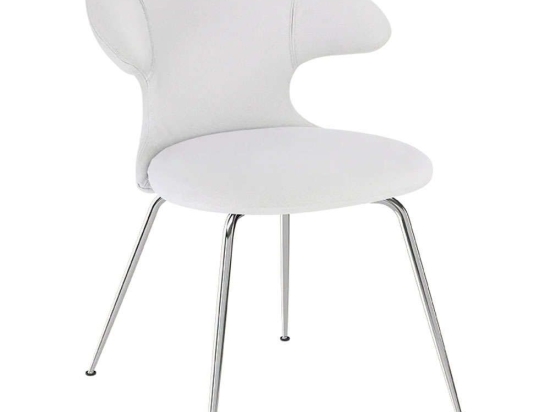 Καρέκλα Τραπεζαρίας Time Flies Horizons S 590-03C5901-2 57x59x83cm Light Grey-Chrome Umage Ατσάλι,Polyester