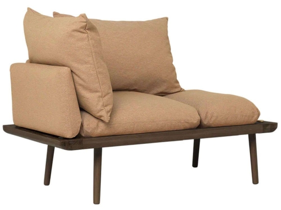 Ανάκλινδρο Lounge Around 5762C723-01 127x74,5x40,3cm Dark Oak-Sugar Umage