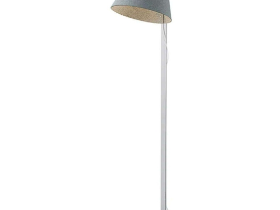 Φωτιστικό Δαπέδου Lana 10243 35,5x140cm Dim Led 350lm 5,5W 3000K Grey Blue-Chrome Pablo Designs